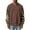 Coffee, variant on Men Ribbed Knit Pullover Crewneck Sweatshirt with Long Raglan Camo Print Sleeves and Relaxed Fit for Casual Wear Khaki 2XL