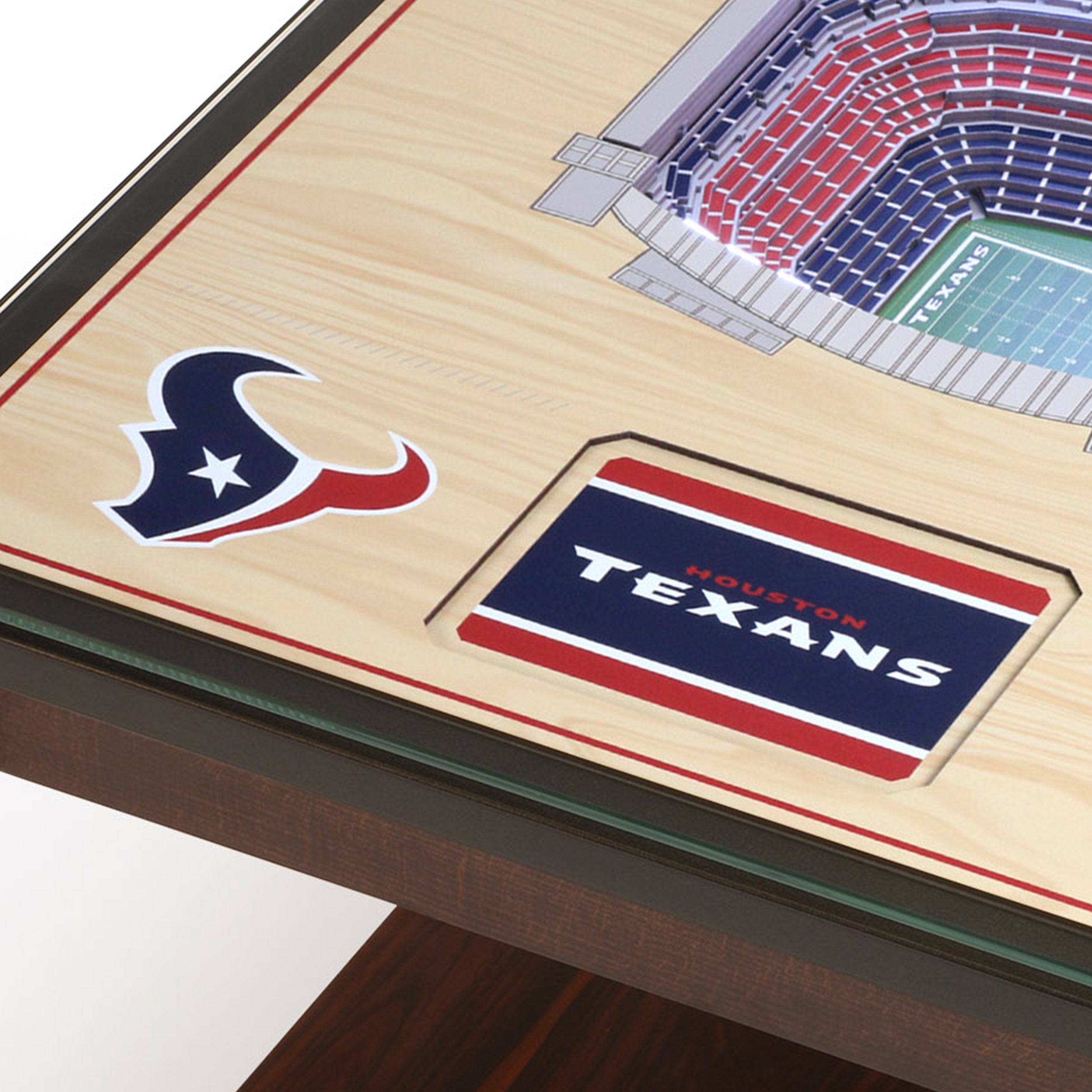 Houston Texans 25-Layer StadiumViews Lighted End Table
