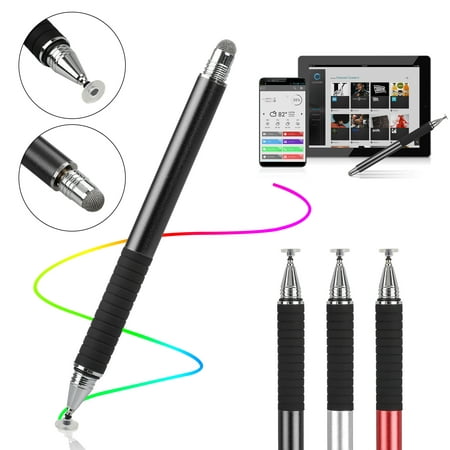 Stylus Pen, EEEKit 2 in 1 Fine Point & Mesh Tip Precision Stylus Compatible for Apple iPhone iPad, Samsung Galaxy, Android Tablets & Phones, All Touch Screen (Best Stylus Pen For Android Tablet)