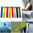 thumbnail image 1 of Correas Para Sujetar Corbatas 10 Uds. Durable caña de pescar correa de amarre cinturón portátil envoltura banda poste soporte Sywqhk Para Estrenar, 1 of 7