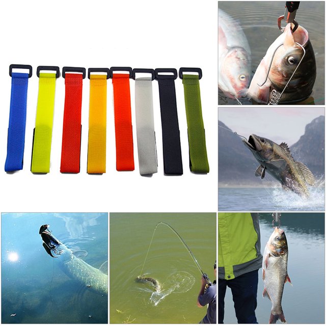 Correas Para Sujetar Corbatas 10 Uds. Durable caña de pescar correa de amarre cinturón portátil envoltura banda poste soporte Sywqhk Para Estrenar