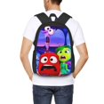 thumbnail image 4 of Yiaed inside out 2 Pattern Carry on Backpack,16.5x12.5x5.5 Personal Item Bag Carry On Backpack Water Resistant Lightweight Daypack, 4 of 6