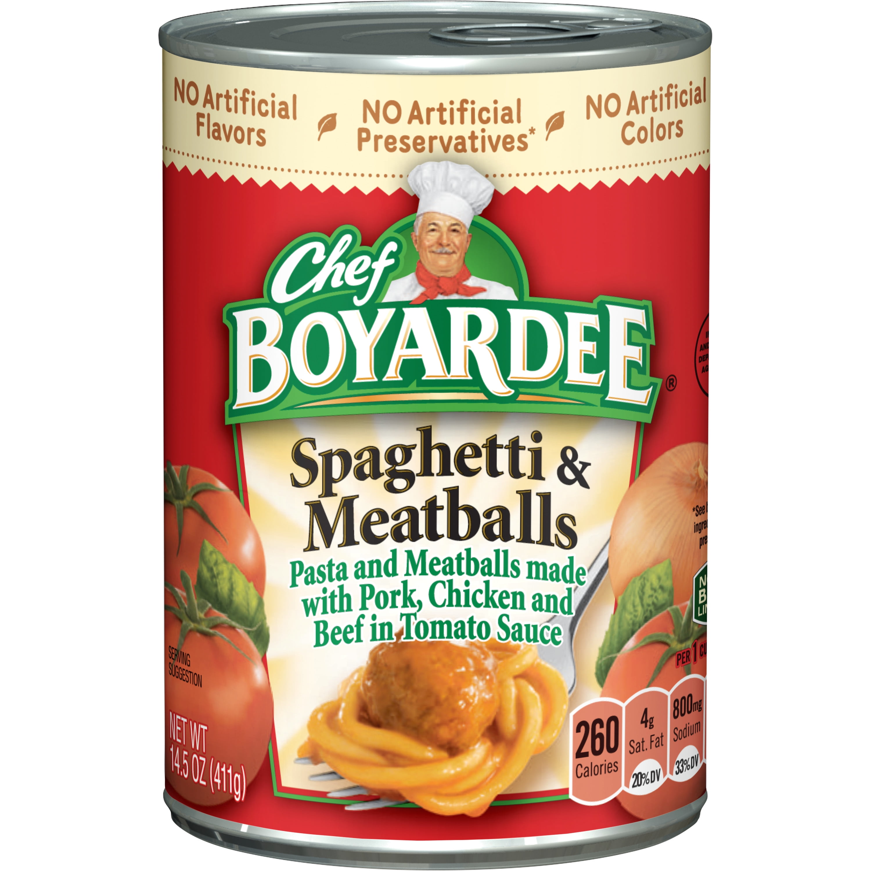 Chef Boyardee Spaghetti and Meatballs, 14.5 oz
