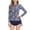 Flower, variant on Previn Women's 2 Piece Rash Guard Long Sleeve Swimsuit Zipper Beach Zip Chic Zip Front Rashguard Boyshort Shorts Bathing Suit Flower 6
