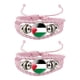 thumbnail image 1 of Minnieouse Pulseras minimalistas de PU con bandera palestina, cómodas de llevar, elegante con bandera palestina, 2 uds. Ropa, zapatos y accesorios Miscelánea Rosa, 1 of 6