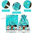 thumbnail image 2 of Visland 15PCS Christmas Bag Christmas Wrapping Assorted Styles Christmas Goody Bags with Ribbon Ties for Christmas Party Xmas Holiday, 2 of 7