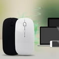 thumbnail image 2 of 2.4 GHz Wireless Cordless Optical Mouse with Scroll Wheel for PC and Laptop, 10-Metre Operating Distance, Nano Receiver, Energy Saving, 2 of 9