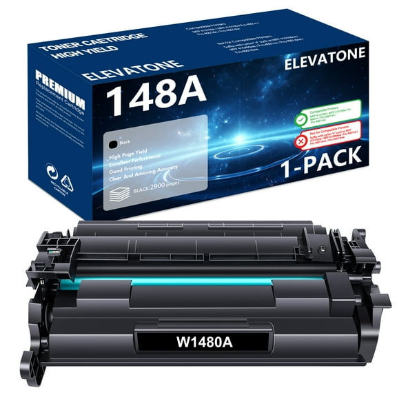148A 148X Toner Cartridge with Chip Compatible for HP W1480A W1480X Laserjet Pro 4001dn MFP 4101fdw 4101fdn 4001n 4001dn 4001dw Black 1-Pack