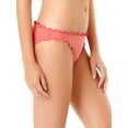thumbnail image 2 of Juniors' Lettuce Edge Scoop Bikini Bottom, 2 of 6