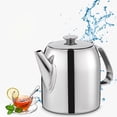 thumbnail image 4 of Stainless Steel Tea Pot Kitchen Decorative Teapot Tea Container Oil Pot for Loose Tea, 4 of 9