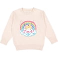 thumbnail image 2 of Inktastic 4th Birthday Unicorn Rainbow Cute Girls Toddler Sweatshirt, 2 of 4