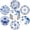 Blue-1, variant on Absorbent Coasters for Drink Set of 6,Bule and White Coasters Cork Bases Ceramic Coasters with Holder,Suitable for Kinds of Cups,Elegant Style Coffee Table Decorative coasters(Blue flower)