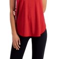 thumbnail image 3 of ID Ideology Women's Essentials Sweat Set Tank Top Red Size X-Small, 3 of 3