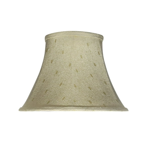 Aspen Creative 70100-21 One-Light Plug-In Swag Pendant Light Conversion Kit with Transitional Bell Fabric Lamp Shade, Camel, 13" width