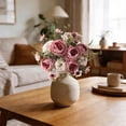 thumbnail image 3 of Peonies Artificial Flowers, Silk Faux Peonies with Stems Vintage Look Real Floral Arrangements for Diy Bridal Bouquet Wedding Table Centerpieces Home Party Decor, 3 of 4