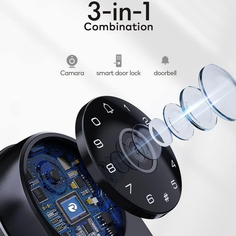 Video Smart Lock S330, 3-in-1 Keyless Door Lock