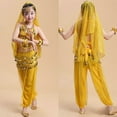 thumbnail image 2 of XAOWF Child Girls Performances Sets For Comfortable Breathable Sleeveless Tops And Harem Pants Stage Outfits Relaxed Fit Trendy Clothes Outfits 7-10 years, 2 of 5