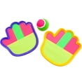 thumbnail image 1 of Juego de lanzar y atrapar pelota, juego de atrapar la pelota, juguetes para interior y exterior, pelotas de remo, juguetes para niños, adultos, familia, playa, patio, césped, 1 of 10