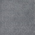 thumbnail image 2 of Benjara BM227664 Machine Woven Fabric Rug with Hexagonal Pattern, Gray - Medium, 2 of 3