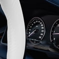 thumbnail image 4 of Unique Bargains Universal 15' Anti-Slip Faux Leather Steering Wheel Cover Car Wheel Protector Beige 1pcs, 4 of 6