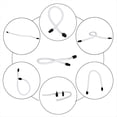 thumbnail image 4 of Juego de Boquillas de Manguera Universal para Armónica de Soplete de Armónica de 32 Teclas y 37 Teclas, 4 of 5