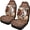 Running Horse Print, variant on POLERO Non-Slip Front Seat Cover for Truck, High Back Protection For All Seasons Car Front Seat Covers Polyester 2 Pack, US Sea Turtle