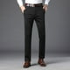 thumbnail image 1 of Pantalones largos para hombre, lisos, informales, de negocios, con bolsillos, para exteriores, con botones y cremallera, de poliéster., 1 of 8