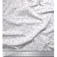 thumbnail image 1 of Soimoi Cotton Voile Fabric Leaves & Floral Night Wear Print Fabric by Yard 42 Inch Wide, 1 of 1