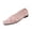 Pink, variant on Women's Lace Square Toe Ballet Flats Dressy Floral Mesh Closed Toe Ballerina Dress Shoes Wedding Casual Dressy Flats Shoes