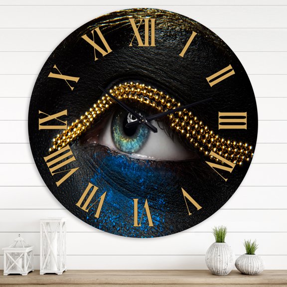 Designart 1 in Modern,Contemporary Wall Clock