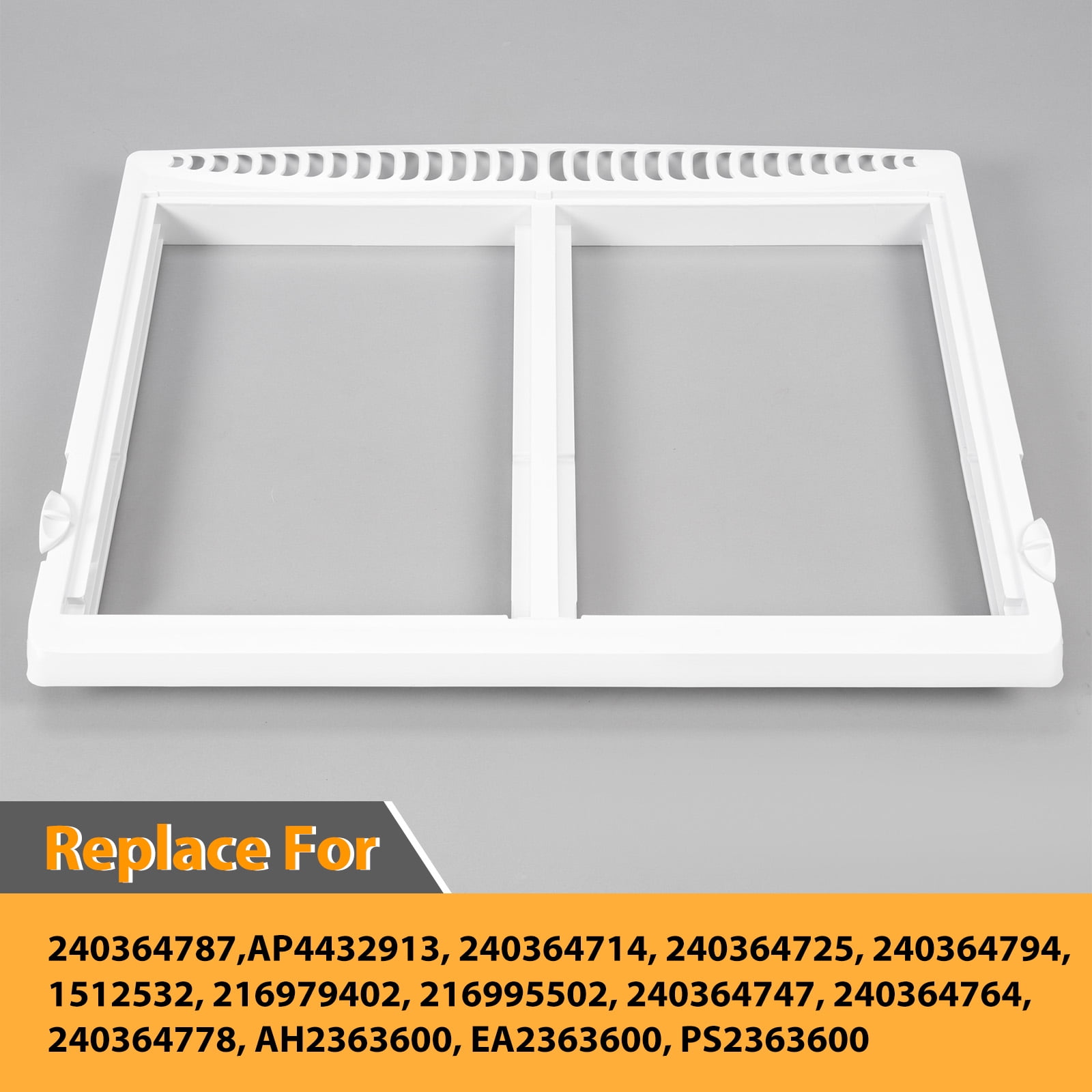 Kojem 240364787 Crisper Drawer Cover Frame for Frigidaire Refrigerator