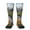2 Black-2, variant on Mountain Cows Flower Stream Knee Socks, High Socks Long Stretchy Sock Women Knee High Stocking, Long Socks for Women
