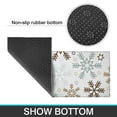 thumbnail image 6 of Light Christmas Snowflake Pattern Kitchen Rugs Sets Of 2,Anti Fatigue Kitchen Mat Rugs Non Slip Washable,Decorative Kitchen Floor Mats for Kitchen,Sink,Laundry,17"x30"+17"x47", 6 of 7