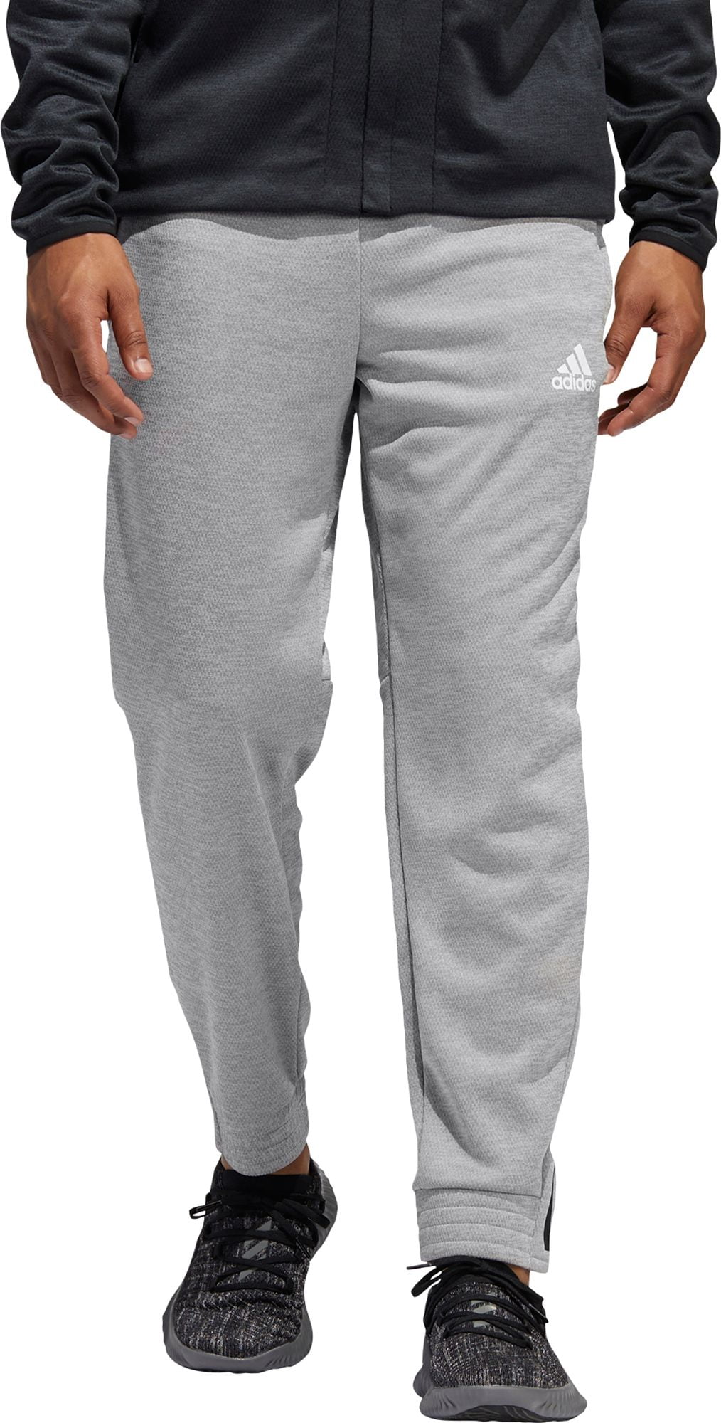Adidas Mens Activewear Pants Zip-Pockets Team Issue Jogger Gray 2XL ...