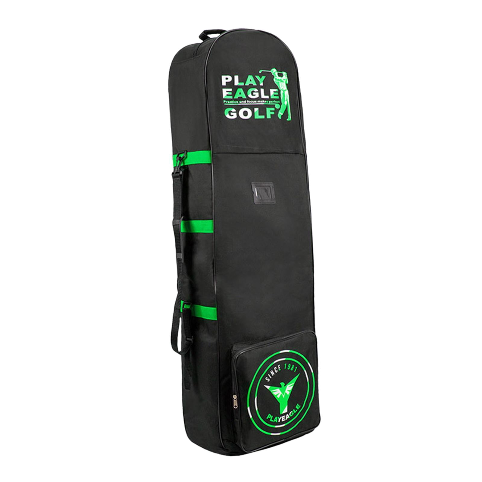 harayaa Airline Golf Travel Bag Golf Travel Cover Zipper Foldable Storage Bag Golf Clubs Green