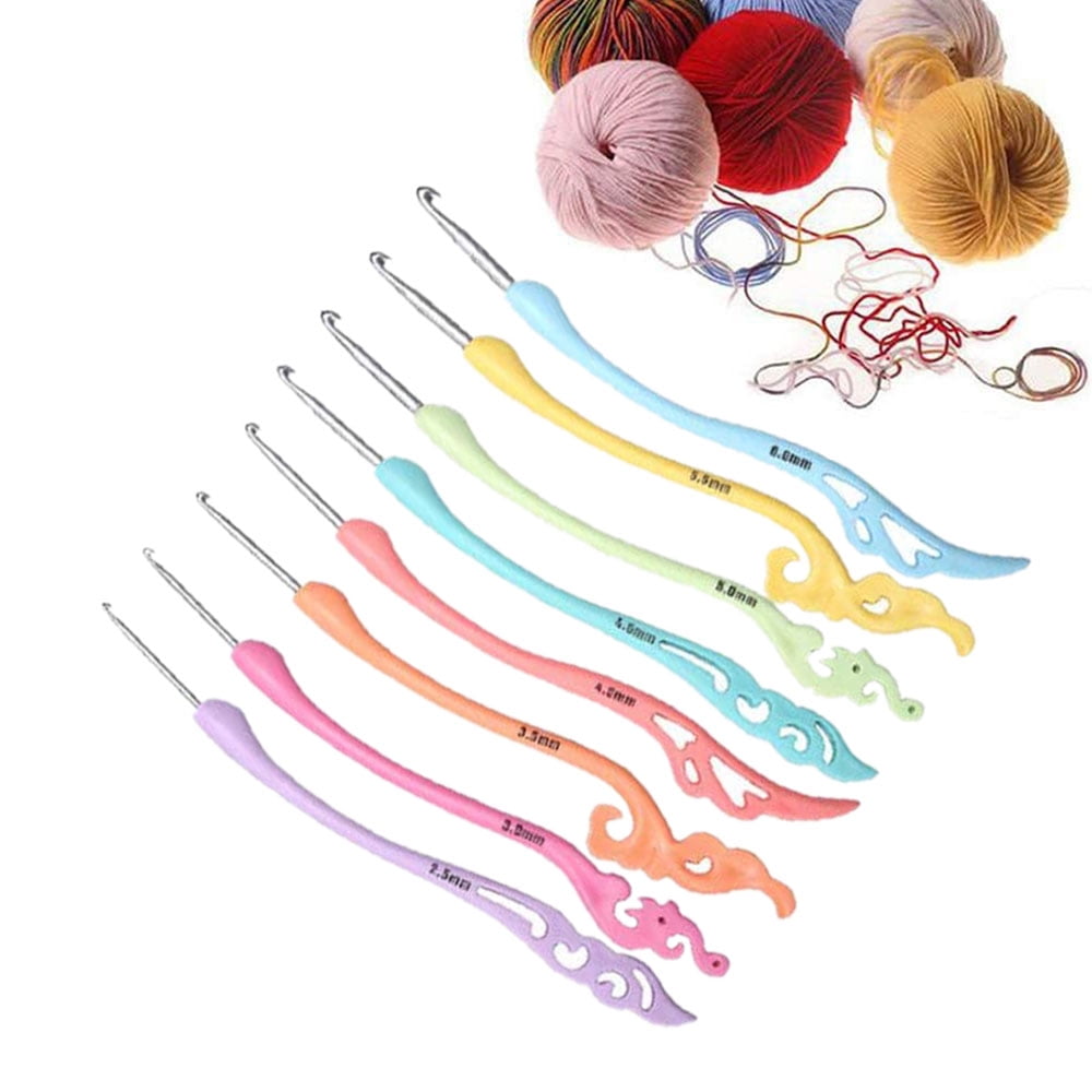 Fenrry Crochet Hook Set Loom Knit Hook Set Crochet Needle Hook Kit Plastic Knitting  Needles Wool Yarn Needle Random Color - AliExpress
