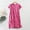 904#Hot Pink#6, variant on Clearance Lady Pajamas,Clearance Sales Women's Sleepwear Women's Cotton Nightgown Sleepwear Short Sleeves Shirt Casual Print Sleepdress