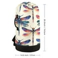 thumbnail image 3 of RMDQTR Durable Large Laundry Backpack with Drawstring Closure Ideal for Laundry Trips,Travel&Camping Multicolor Dragonfly, 3 of 7