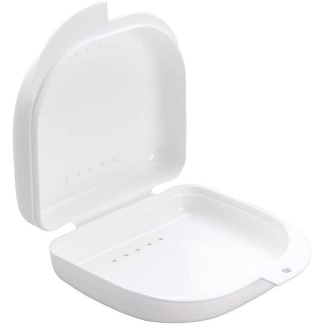 Retainer Case with Ventilation Holes Orthodontic Dental Retainer Box Denture Storage Box Braces Storage Box Tooth Storage Box