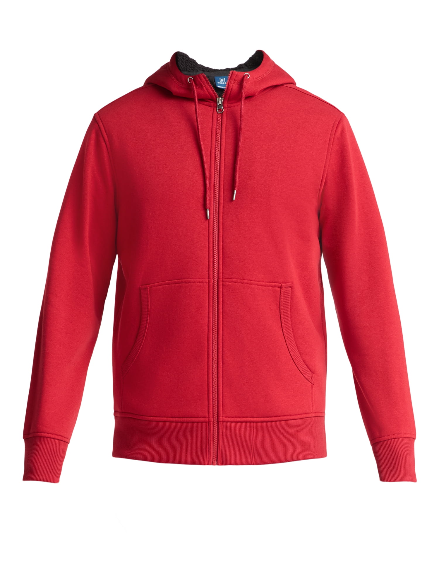 George Men’s High Pile Fleece Hoodie, Size S-3XL
