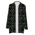 thumbnail image 4 of Camiseta de manga larga para mujer, cárdigan de otoño, cárdigan suelto, camisa estampada, cárdigan, Top, cárdigan de Halloween, camisa Pompotops qwe20969, 4 of 5