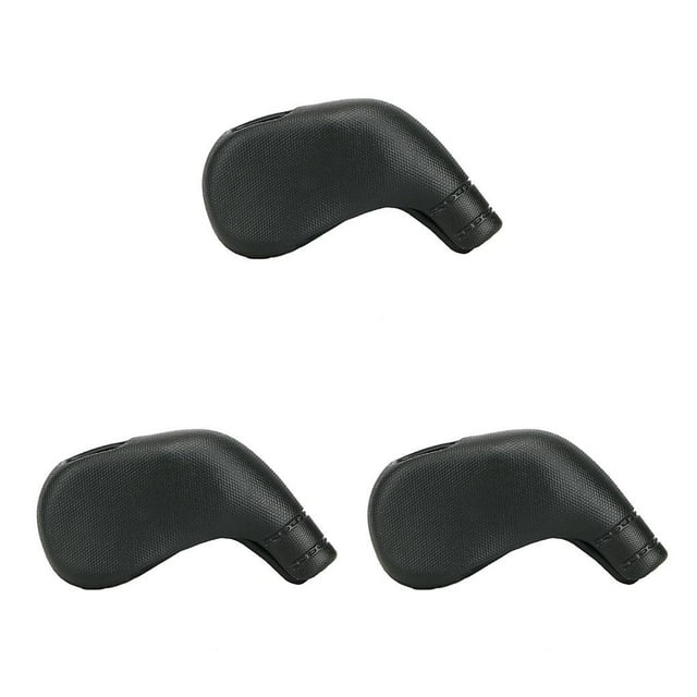 Wweixi 1/2/3/5 for Golf Club Cover Waterproof Iron Driver Head Covers Portable Replaceable Removable Protector Outside Guard for Learners Black 3PCS