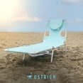 thumbnail image 6 of Ostrich Chaise Lounge, Facedown Beach Camping Pool Tanning Chair, Aqua, 6 of 8