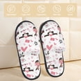 thumbnail image 2 of House Slippers for Women Men - Dachshund Dog Puppy No.1027 Lightweight House Shoes Fuzzy Slippers, Soft Slip-On Cozy House Slippers for Woman Indoor Outdoor, 2 of 7