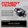 thumbnail image 4 of Master Tailgaters Replacement for Lexus IS 200t (2015-2017), IS 250 (2014-2017), IS 300 (2015-2018), IS 350 (2014-2018) Backup Camera OE Part # 86790-53040, 4 of 7