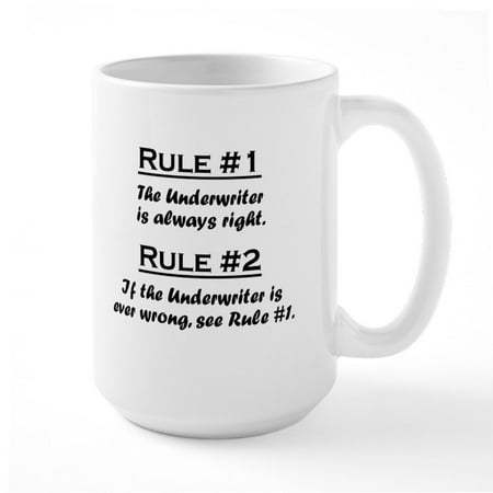 

CafePress - Underwriter Large Mug - 15 oz Ceramic Large White Novelty Mug