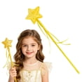 thumbnail image 2 of Glitter Star Wand for Kids, Fairy Princess Costume Accessory with Colorful Ribbons, Lightweight Magic Wand Toy for Girls Birthday Party Favors and Imaginative Play, 2 of 2