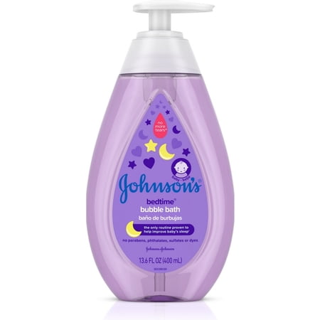 Johnsons Hypoallergenic Bedtime Baby Bubble Bath with NaturalCalm Aromas 13.6 oz