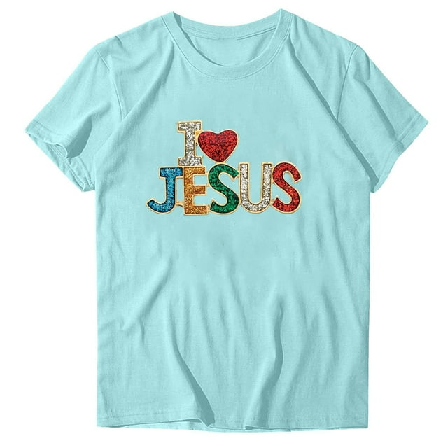 Blouses pour Femmes Mode Imprimé Manches Courtes Blouse Drôle Col Rond T-Shirt Tops