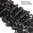 thumbnail image 5 of Benehair Deep Wave Brazilian Virgin Human Hair Extensions Hair Weave Weft Black Women 10"-30" 4 Bundles 400G 8A, 5 of 10